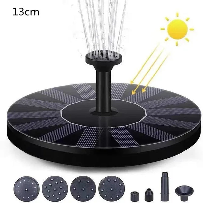 Solar Floating Fountain Floating Solar Fountain Garden Water Fountain Pool Pond Decoration Solar Panel Powered Fountain