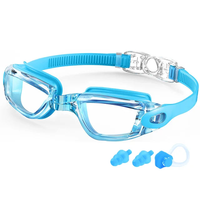 Swimming Goggles Professional Waterproof Swim Eyewear Glasses Anti-Fog 100% UV Protection