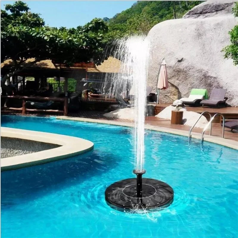 Solar Floating Fountain Floating Solar Fountain Garden Water Fountain Pool Pond Decoration Solar Panel Powered Fountain