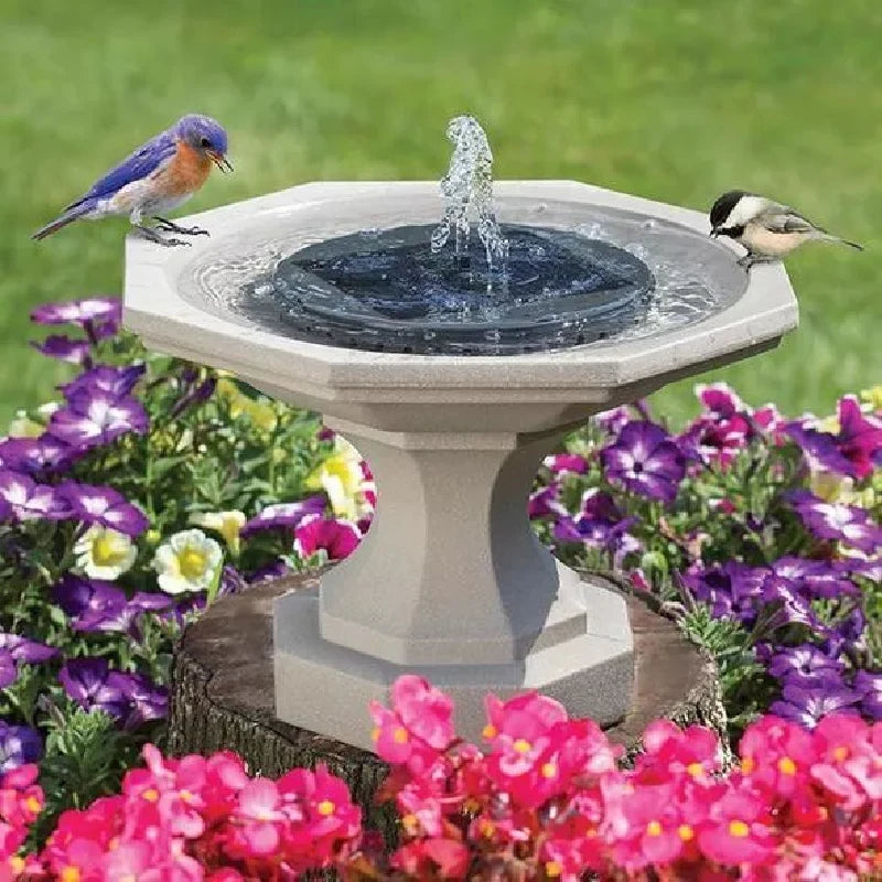 Solar Floating Fountain Floating Solar Fountain Garden Water Fountain Pool Pond Decoration Solar Panel Powered Fountain